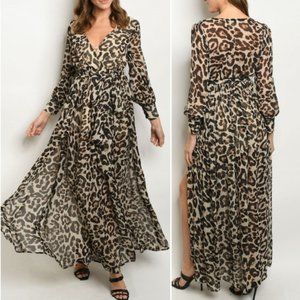 Leopard Maxi dress